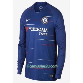 Camisolas de Futebol Chelsea Equipamento Principal 2018/19 Manga Comprida